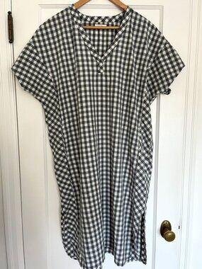 Pehr Mama Caftan Gingham Dress | Size M/L